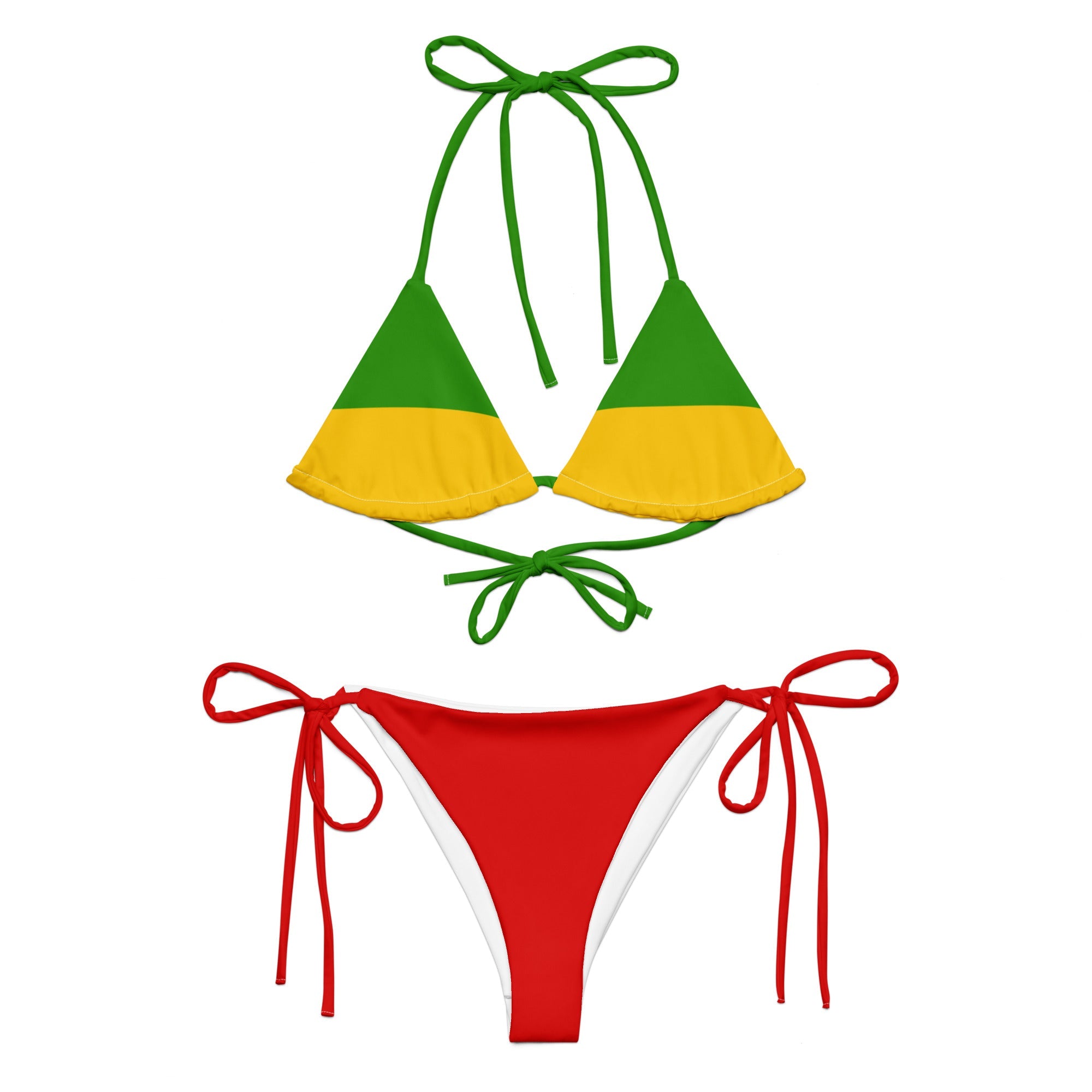 Rastafarian Flag string bikini - Conscious Apparel Store