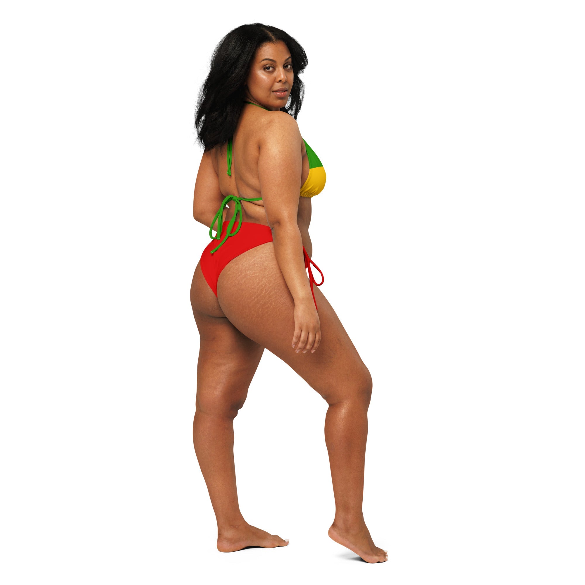 Rastafarian Flag string bikini - Conscious Apparel Store
