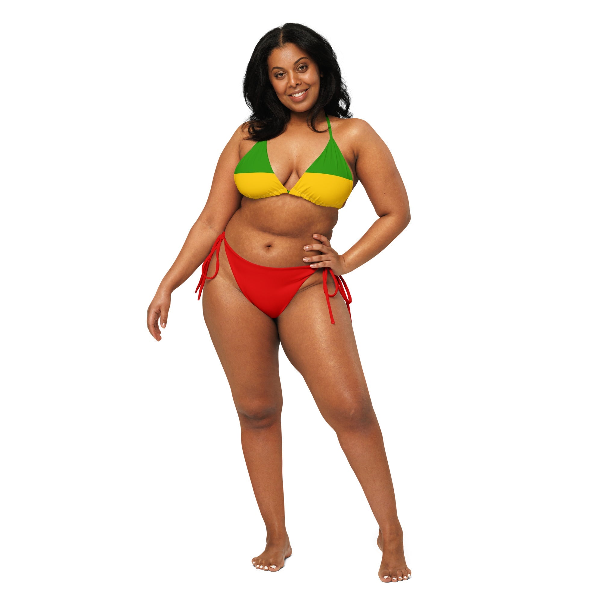 Rastafarian Flag string bikini - Conscious Apparel Store