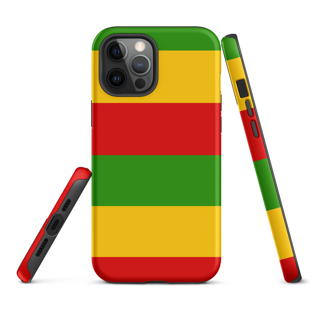 Rastafarian Flag Tough Cellphone Case for iPhone® - Conscious Apparel Store
