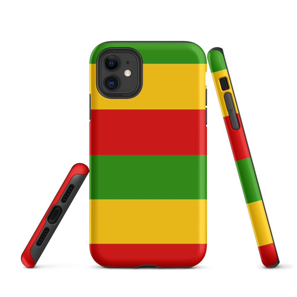 Rastafarian Flag Tough Cellphone Case for iPhone® - Conscious Apparel Store