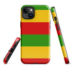 Rastafarian Flag Tough Cellphone Case for iPhone® - Conscious Apparel Store