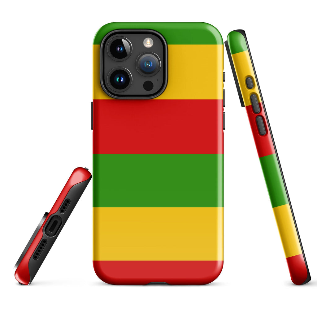 Rastafarian Flag Tough Cellphone Case for iPhone® - Conscious Apparel Store