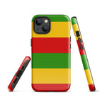 Rastafarian Flag Tough Cellphone Case for iPhone® - Conscious Apparel Store