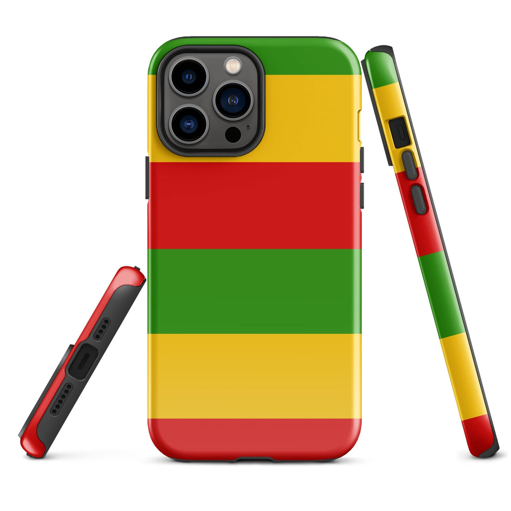 Rastafarian Flag Tough Cellphone Case for iPhone® - Conscious Apparel Store
