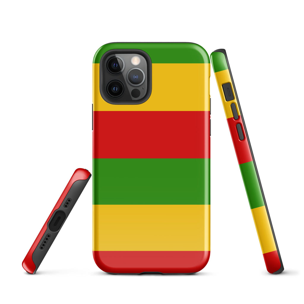 Rastafarian Flag Tough Cellphone Case for iPhone® - Conscious Apparel Store