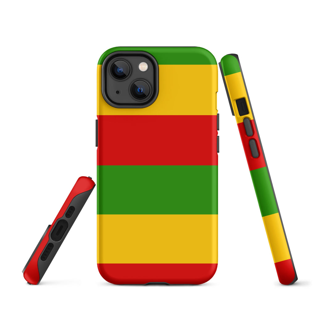 Rastafarian Flag Tough Cellphone Case for iPhone® - Conscious Apparel Store