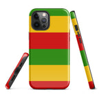 Rastafarian Flag Tough Cellphone Case for iPhone® - Conscious Apparel Store