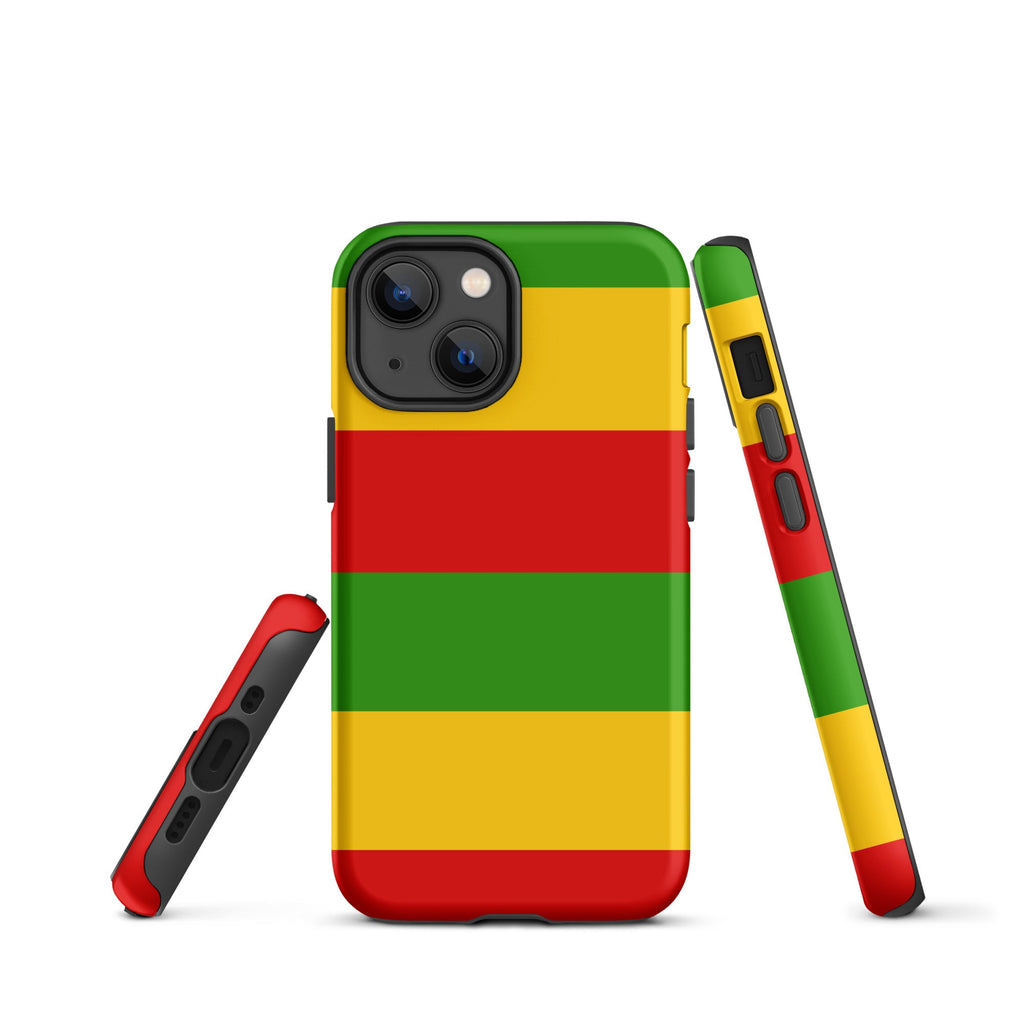 Rastafarian Flag Tough Cellphone Case for iPhone® - Conscious Apparel Store