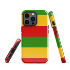 Rastafarian Flag Tough Cellphone Case for iPhone® - Conscious Apparel Store