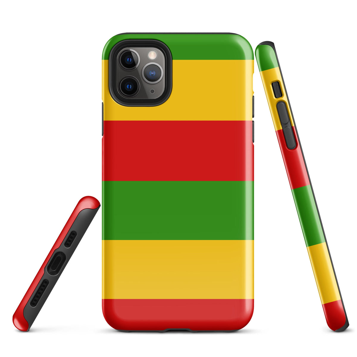 Rastafarian Flag Tough Cellphone Case for iPhone® - Conscious Apparel Store