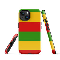 Rastafarian Flag Tough Cellphone Case for iPhone® - Conscious Apparel Store