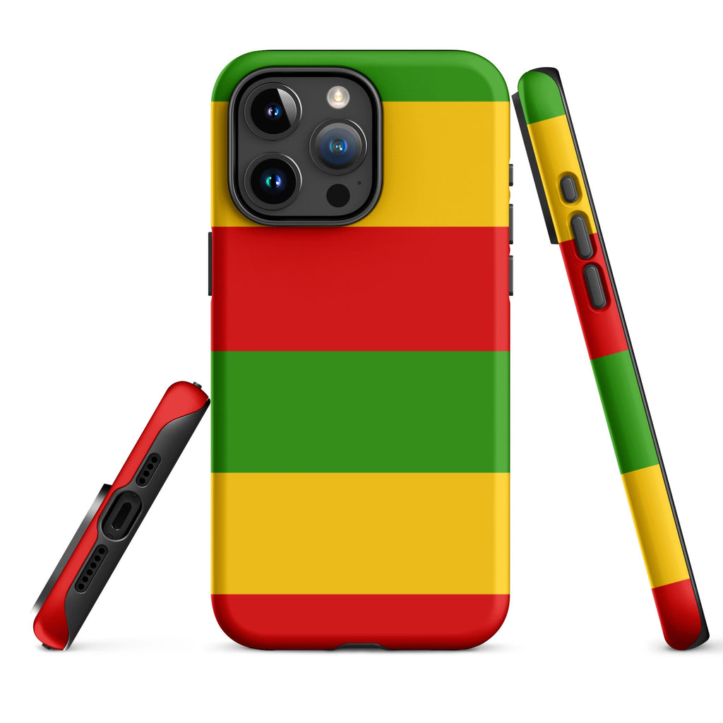 Rastafarian Flag Tough Cellphone Case for iPhone® - Conscious Apparel Store