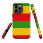 Rastafarian Flag Tough Cellphone Case for iPhone® - Conscious Apparel Store