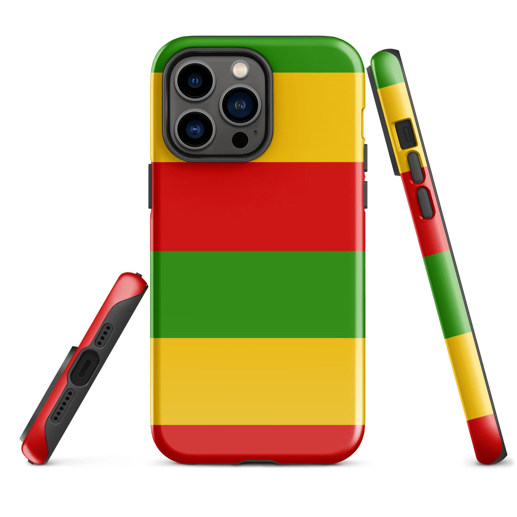 Rastafarian Flag Tough Cellphone Case for iPhone® - Conscious Apparel Store