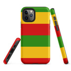 Rastafarian Flag Tough Cellphone Case for iPhone® - Conscious Apparel Store