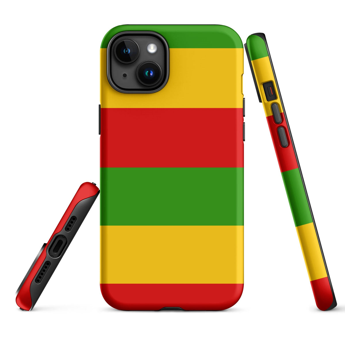 Rastafarian Flag Tough Cellphone Case for iPhone® - Conscious Apparel Store