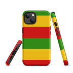 Rastafarian Flag Tough Cellphone Case for iPhone® - Conscious Apparel Store