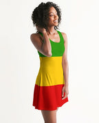 Rastafarian Flag Women's Racerback Dress - Conscious Apparel Store