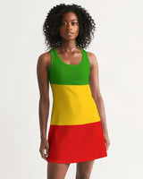 Rastafarian Flag Women's Racerback Dress - Conscious Apparel Store