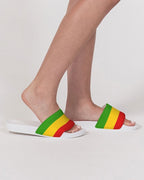 Rastafarian Flag Women's Slide Sandal - Conscious Apparel Store
