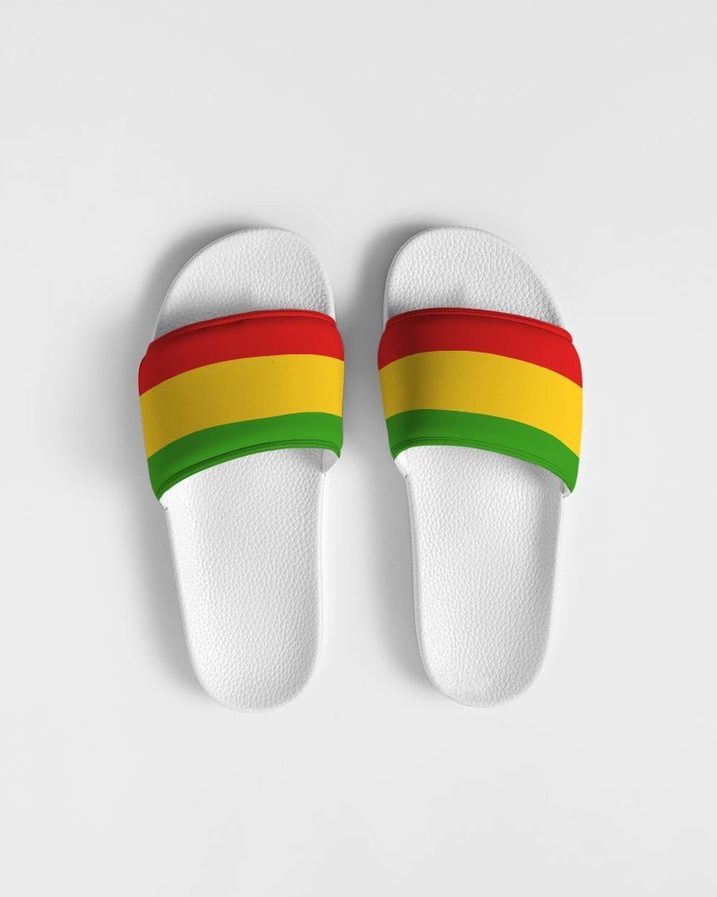 Rastafarian Flag Women's Slide Sandal - Conscious Apparel Store