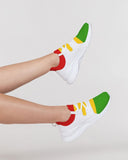 Rastafarian Flag Women's Two-Tone Sneaker - Conscious Apparel Store