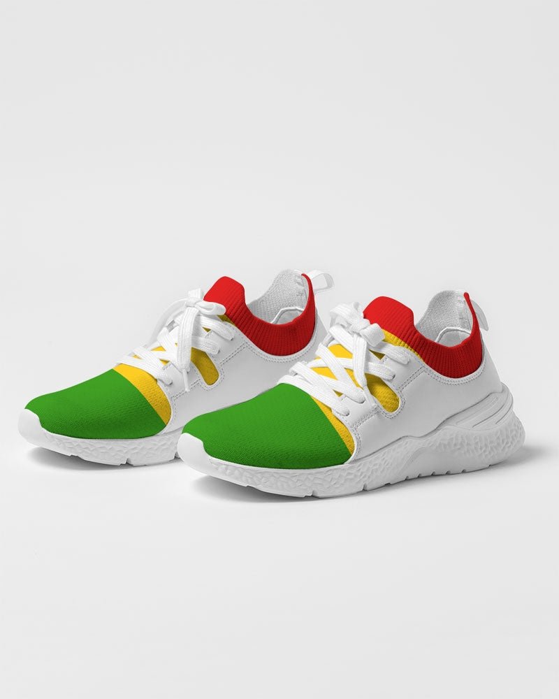 Rastafarian Flag Women's Two-Tone Sneaker - Conscious Apparel Store