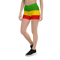 Rastafarian Leggings Shorts - Conscious Apparel Store