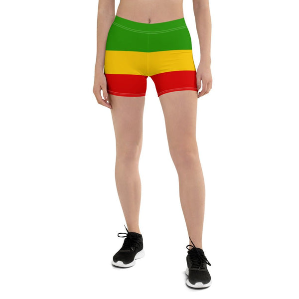 Rastafarian Leggings Shorts - Conscious Apparel Store