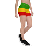 Rastafarian Leggings Shorts - Conscious Apparel Store