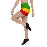Rastafarian Leggings Shorts - Conscious Apparel Store