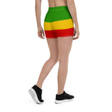 Rastafarian Leggings Shorts - Conscious Apparel Store