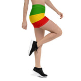 Rastafarian Leggings Shorts - Conscious Apparel Store