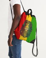 Rastafarian Lion Canvas Drawstring Bag - Conscious Apparel Store
