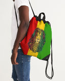 Rastafarian Lion Canvas Drawstring Bag - Conscious Apparel Store