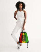 Rastafarian Lion Canvas Drawstring Bag - Conscious Apparel Store