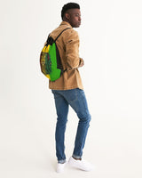 Rastafarian Lion Canvas Drawstring Bag - Conscious Apparel Store