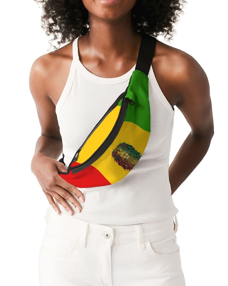 Rastafarian Lion Crossbody Sling Bag - Conscious Apparel Store