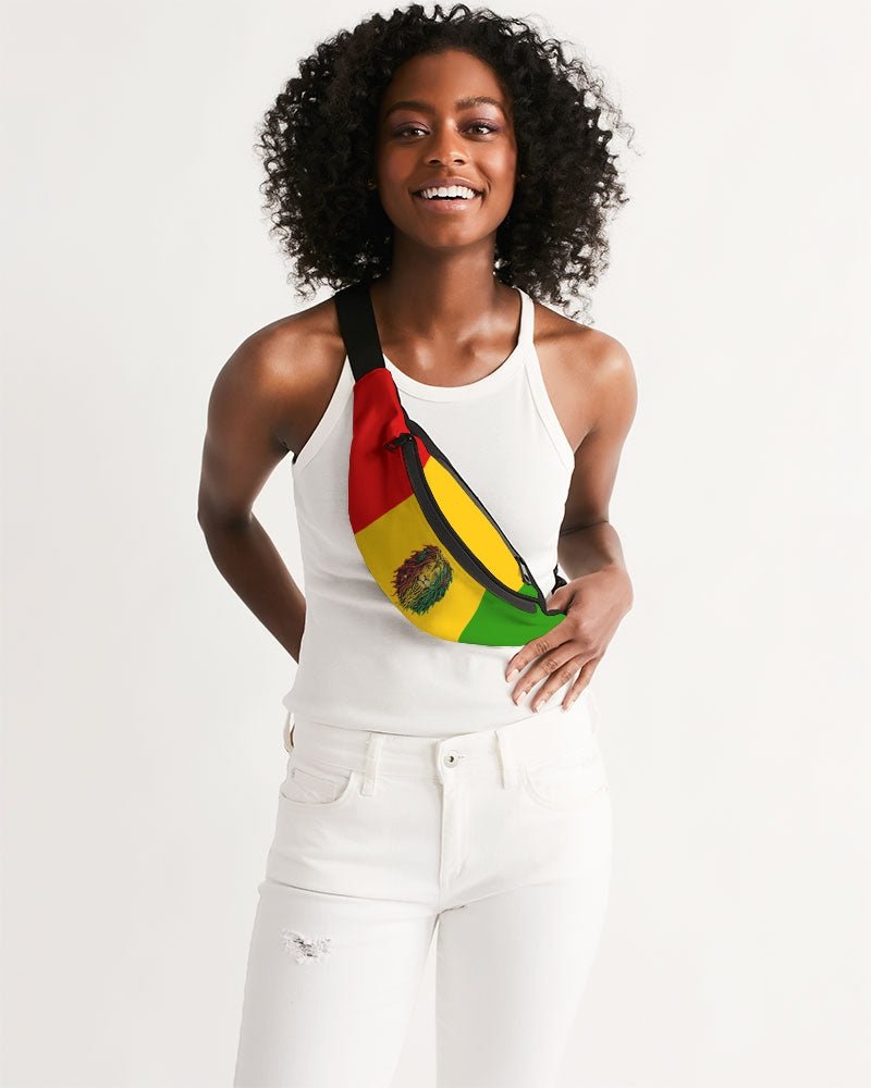 Rastafarian Lion Crossbody Sling Bag - Conscious Apparel Store