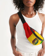 Rastafarian Lion Crossbody Sling Bag - Conscious Apparel Store