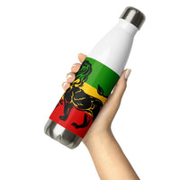 Rastafarian Lion Flag Stainless Steel Water Bottle - Conscious Apparel Store