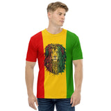 Rastafarian Lion Men's T-shirt - Conscious Apparel Store