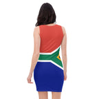South Africa Flag Bodycon dress - Conscious Apparel Store