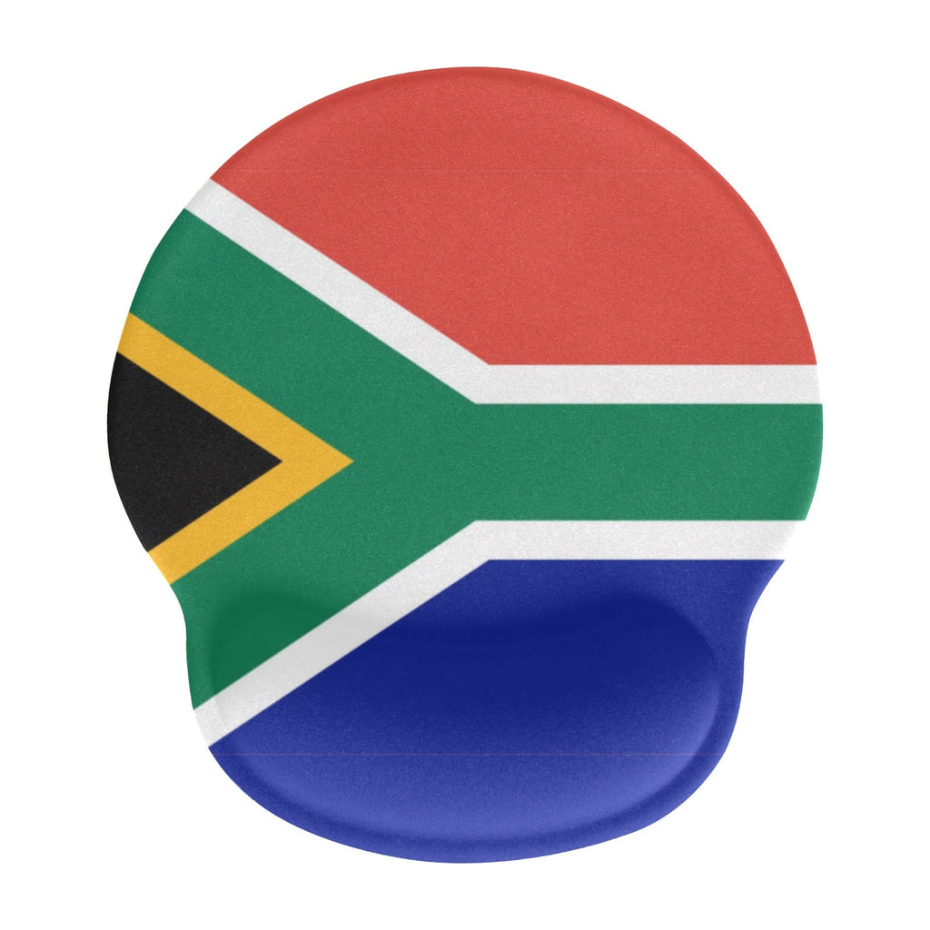 South Africa Flag Mouse Pad with Wrist Rest Support - Conscious Apparel Store