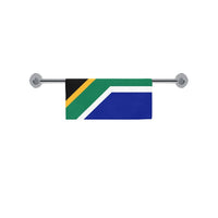 South Africa Flag Square Towel 13“x13” - Conscious Apparel Store