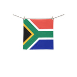 South Africa Flag Square Towel 13“x13” - Conscious Apparel Store