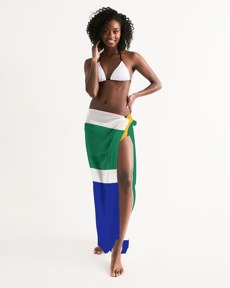 South Africa Flag Swim Cover Up - Conscious Apparel Store