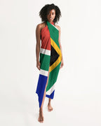 South Africa Flag Swim Cover Up - Conscious Apparel Store
