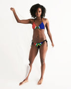 South Africa Flag Triangle String Bikini - Conscious Apparel Store